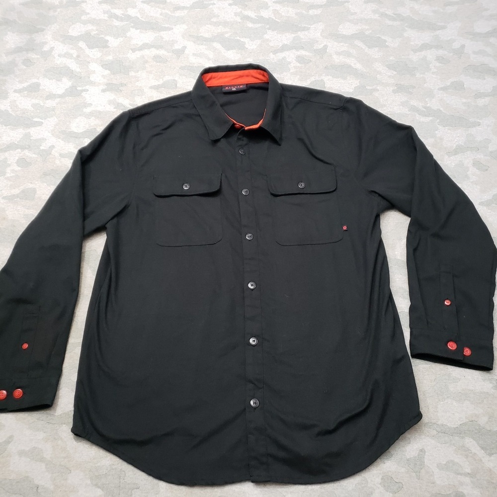 Killik Shirt Mens 2XL Green‎ Pockets Long Sleeve Button-Up Hunting Outdoors